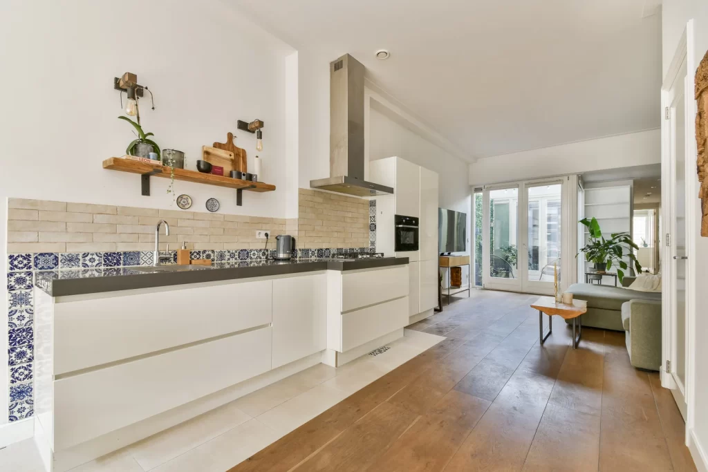 Modern layout with kitchen renovation vancouver