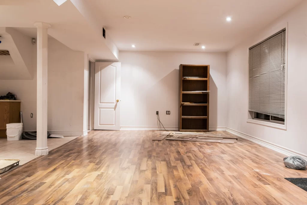 Basement renovation in Vancouver