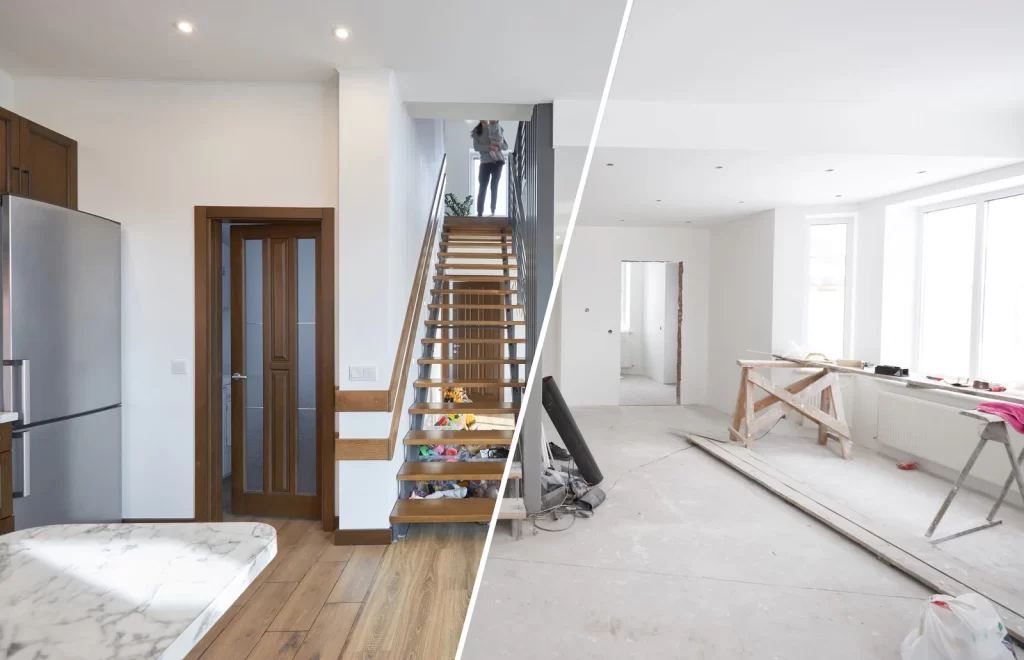Old to new home renovation In Vancouver