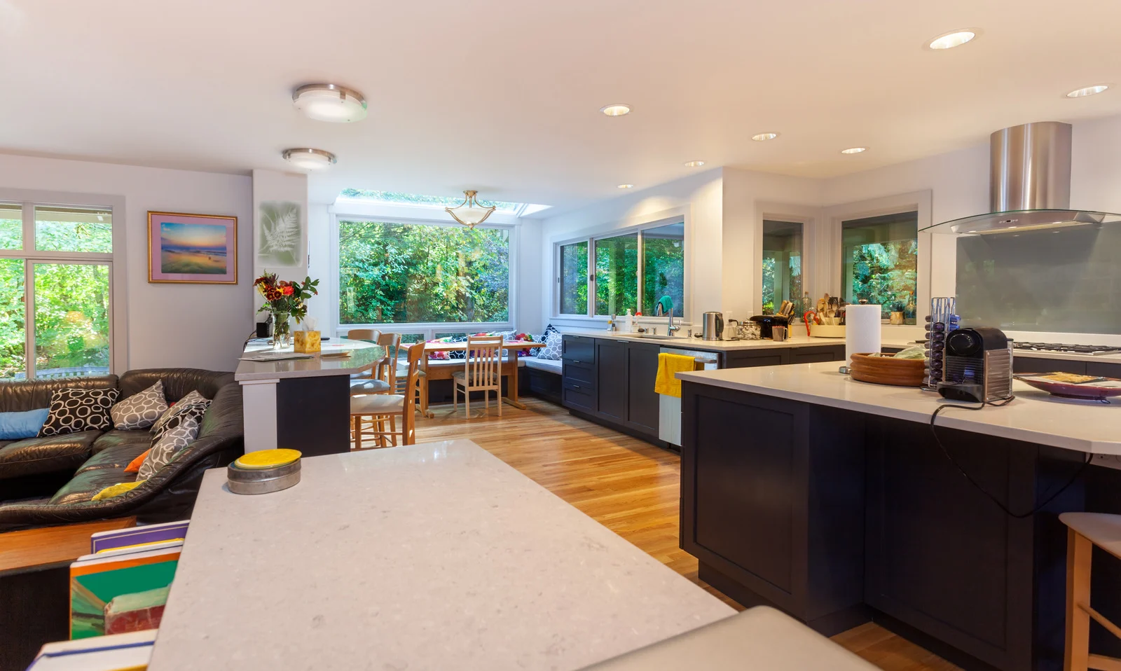 Open kitchen remodeling in Vancouver