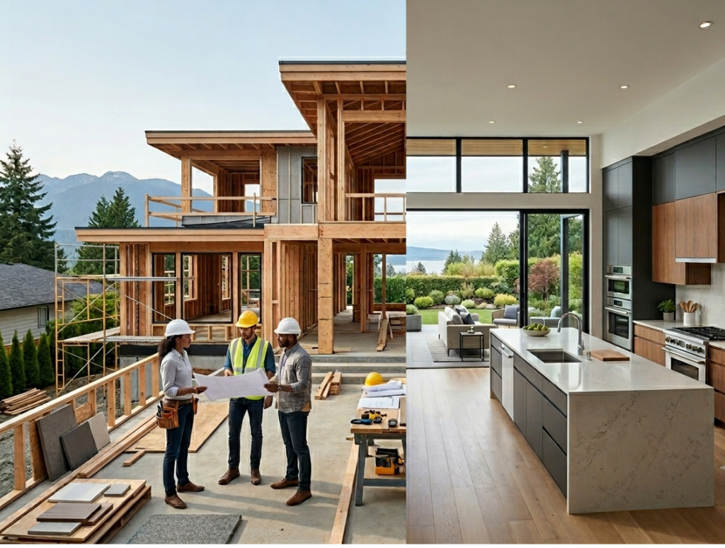 Custom Home Builders vs Renovation Companies Vancouver by Home Renovations BC