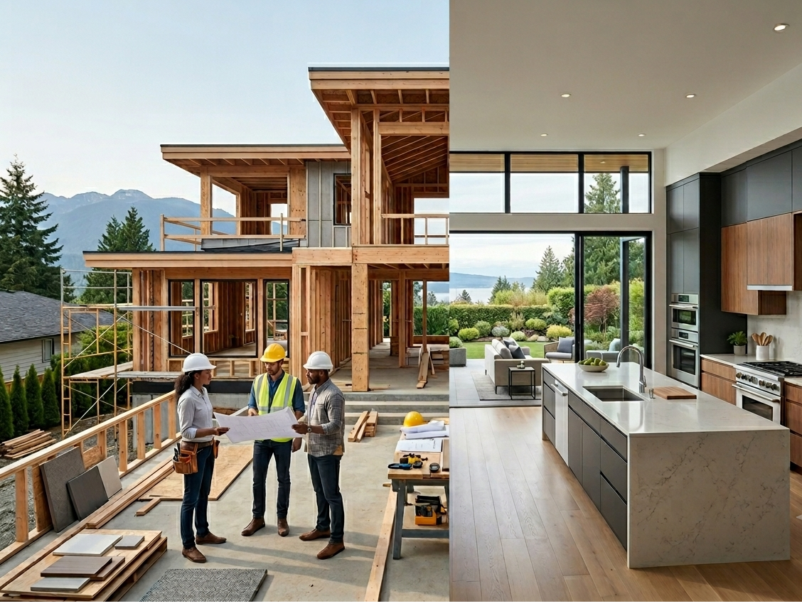 Custom Home Builders vs Renovation Companies Vancouver by Home Renovations BC
