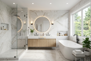 Modern Bathroom Renovation Vancouver with luxury interior design